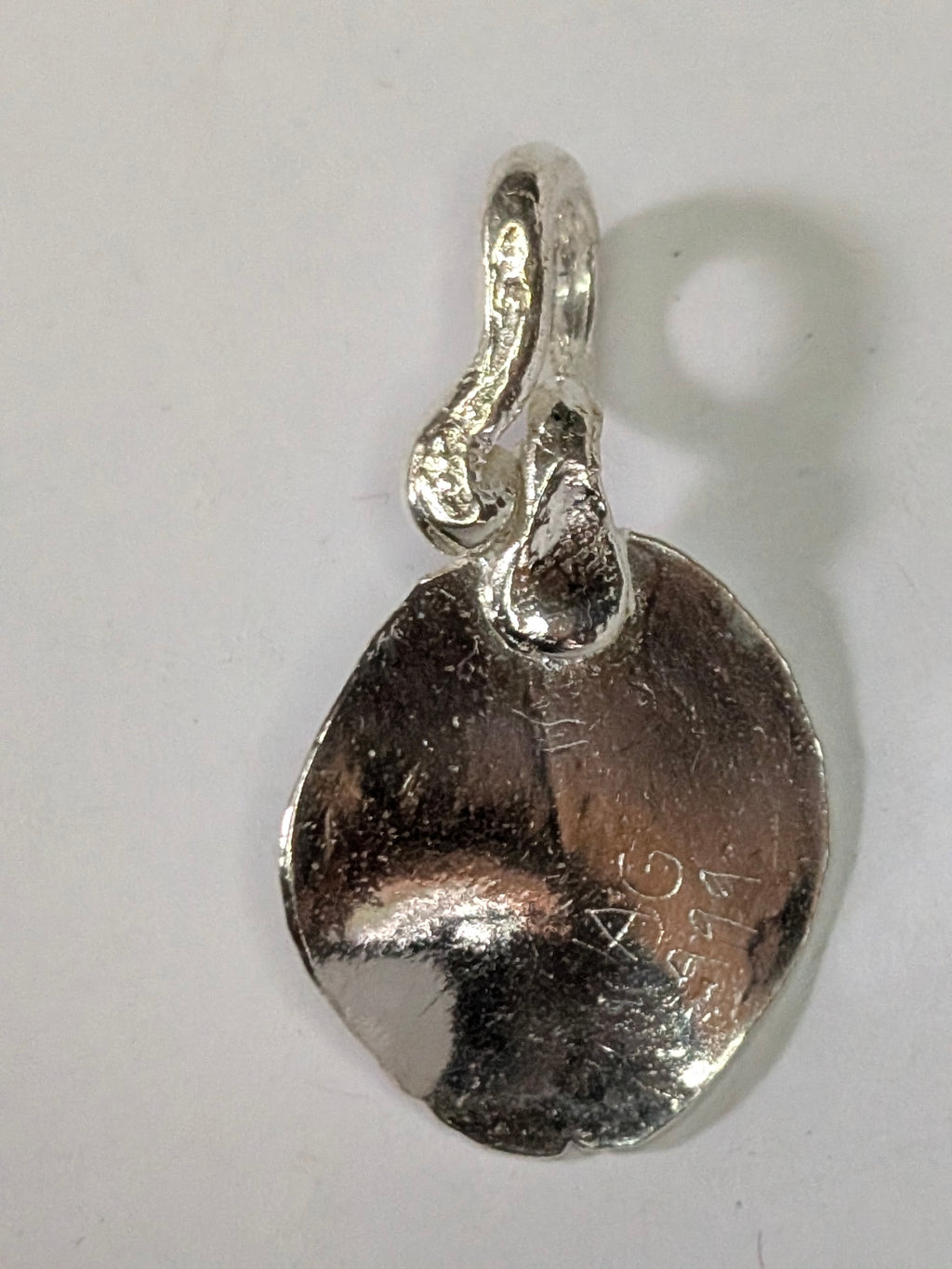 Leaf with Curl Pendant