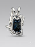 Blue Porcelain Pendant