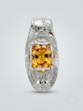 Drop Pendant with Citrine